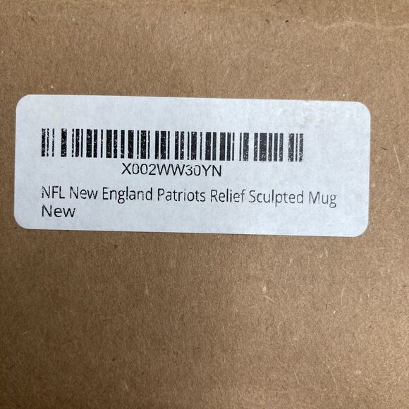 Boelter Brands NFL 14oz Ceramic Relief Sculpted Mug New England Patriots NFL - Picture 9 of 10